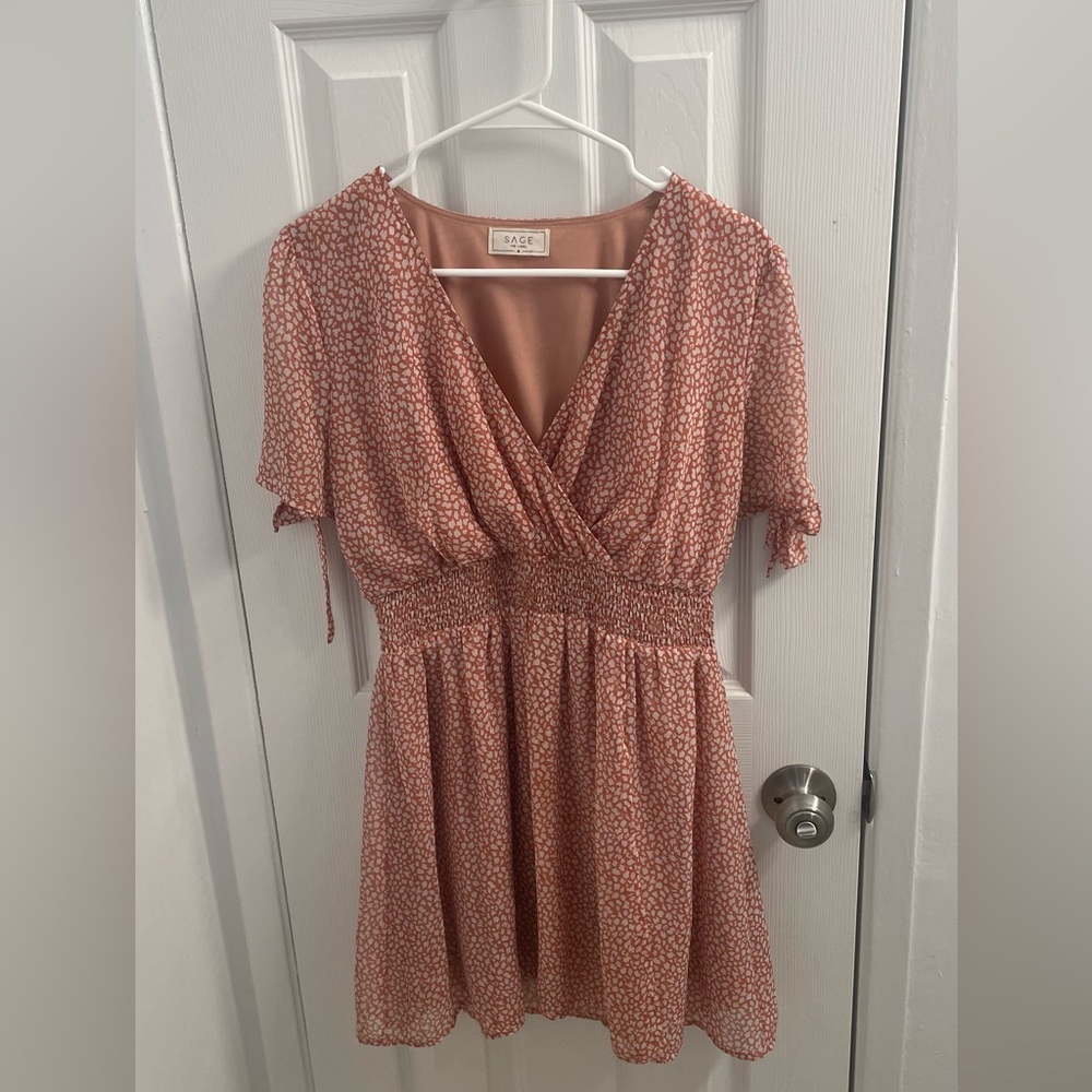 Sage The Label Pink Floral Dress